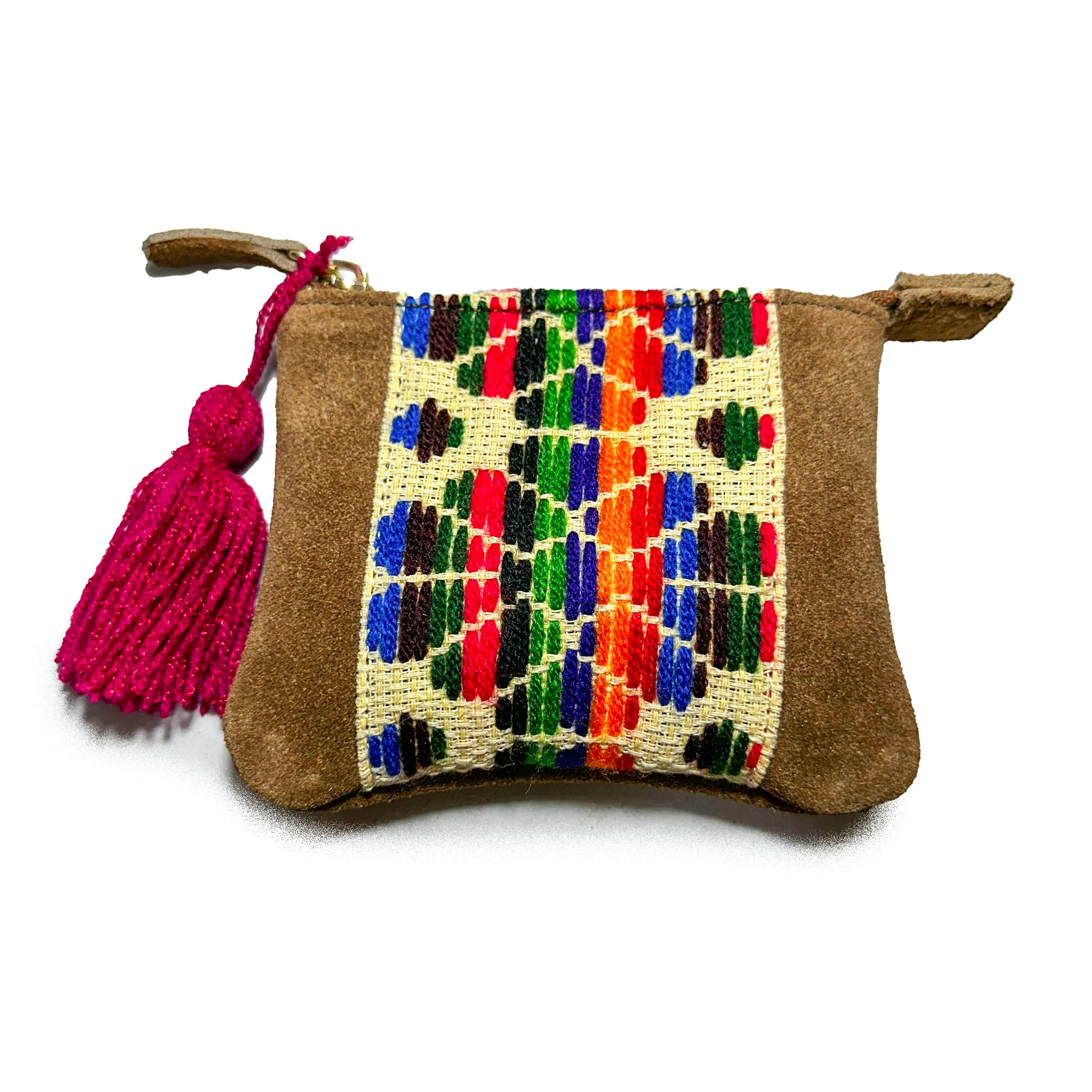 Monedero Bordado a Mano "Elisa" – Multicolor – Raízal