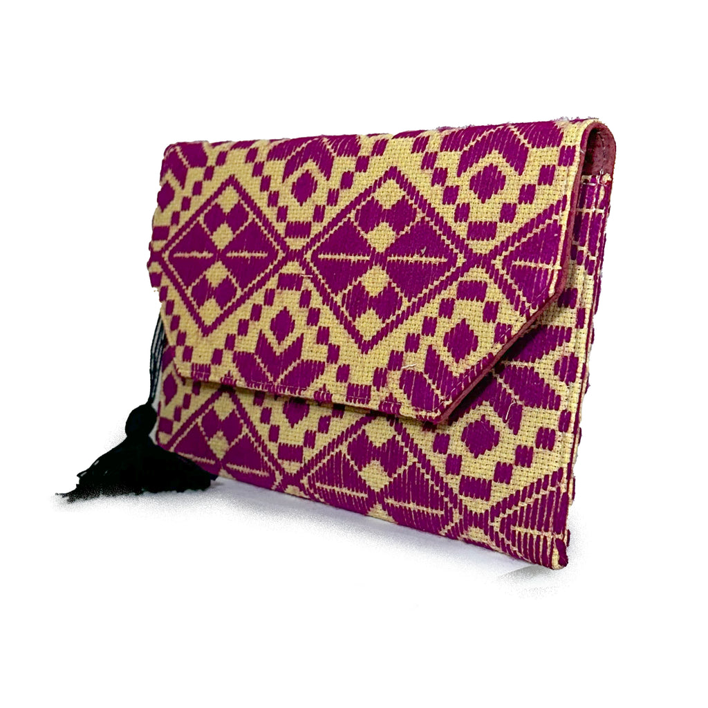 Bolsa Bordado a mano "Juana" – Morada – Raízal