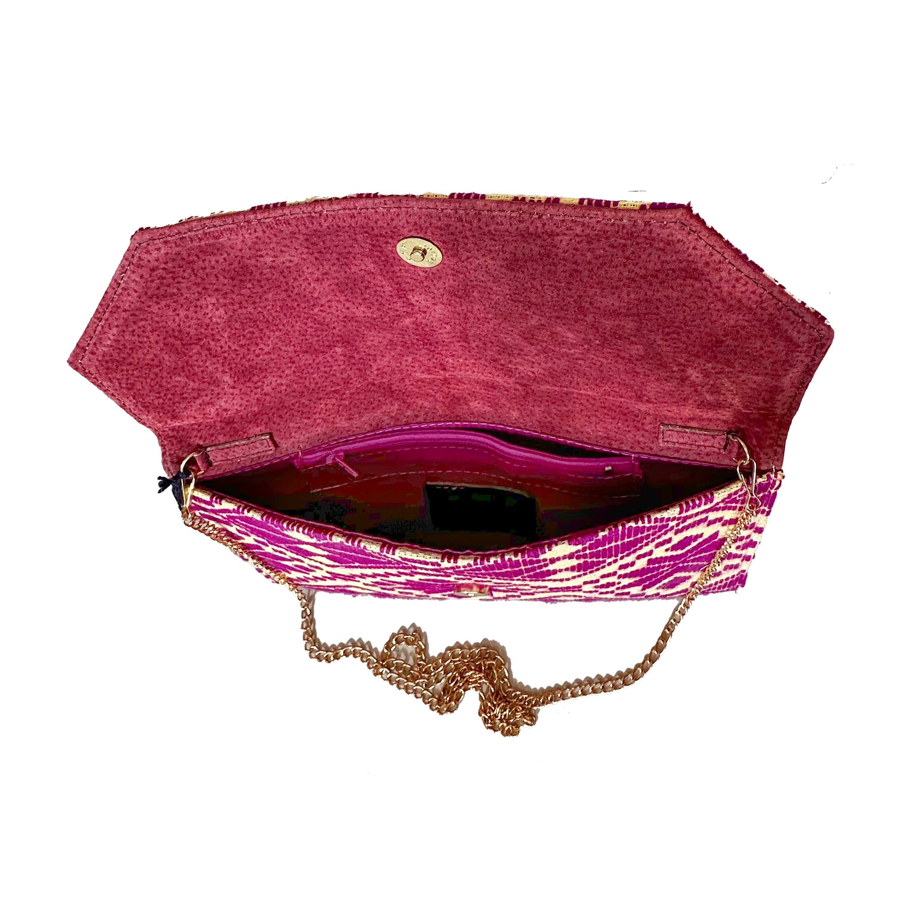Bolsa Bordado a mano "Juana" – Morada – Raízal