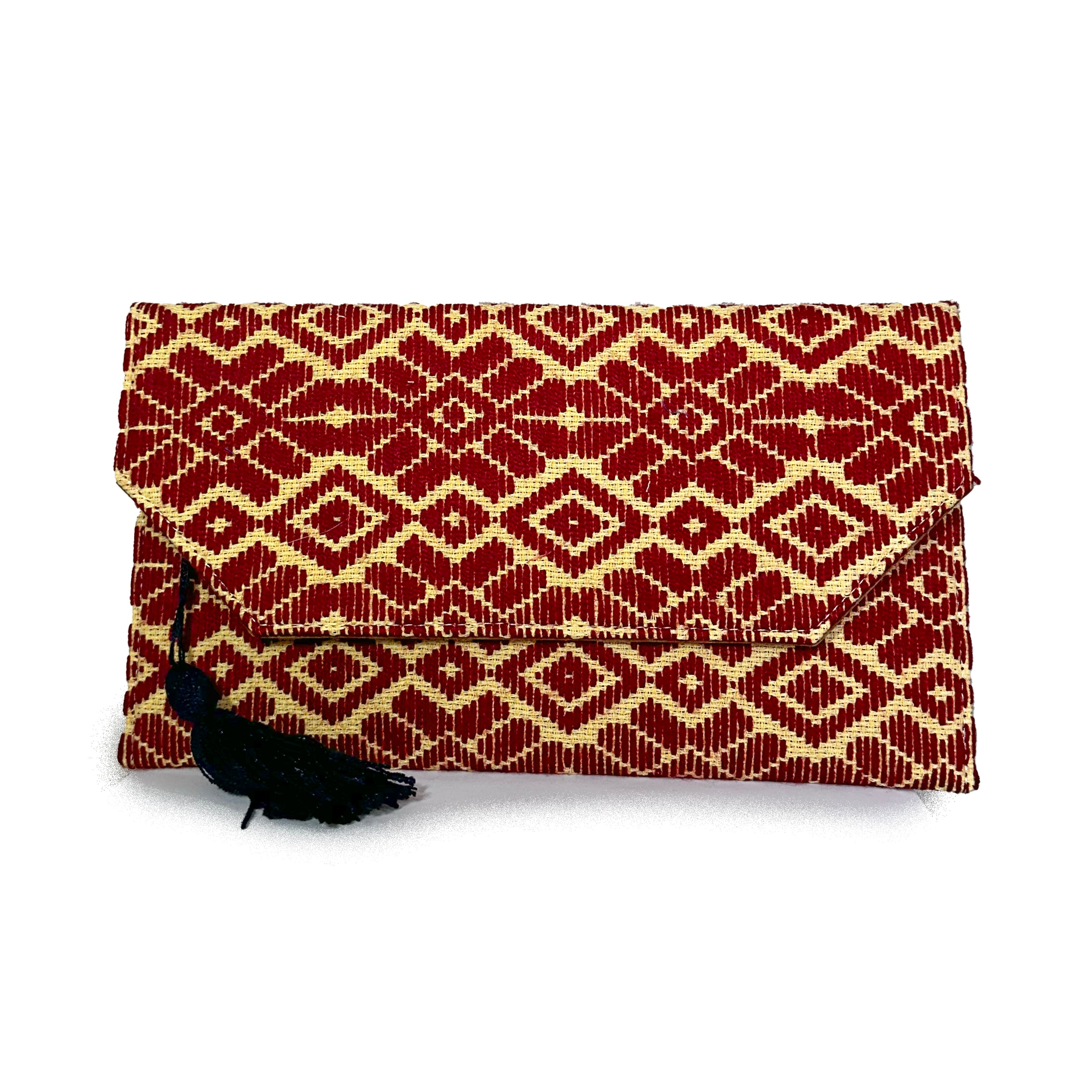 Bolsa Bordado a mano "Juana" – Rojo – Raízal