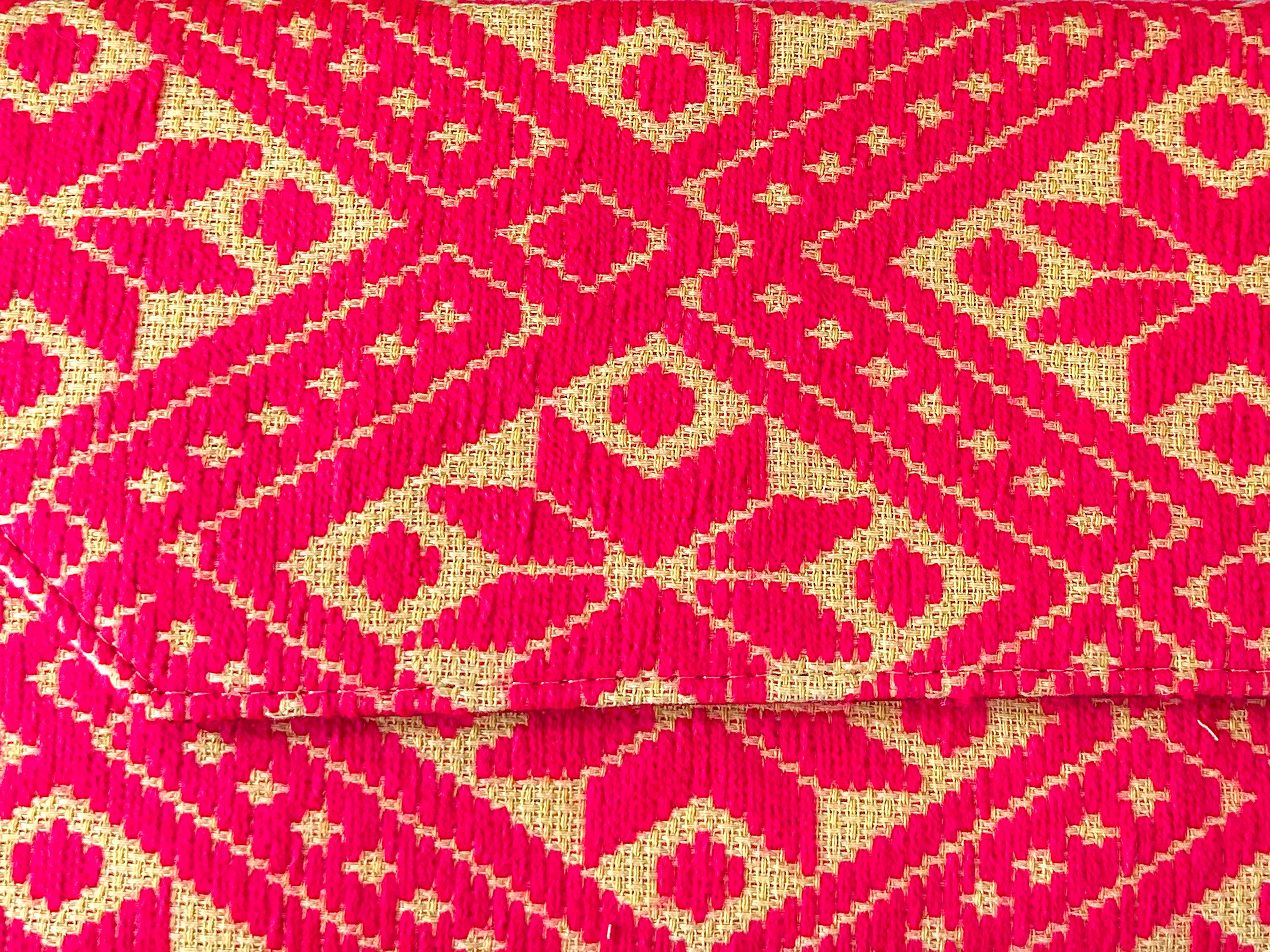Bolsa Bordado a mano "Juana" – Rosa – Raízal