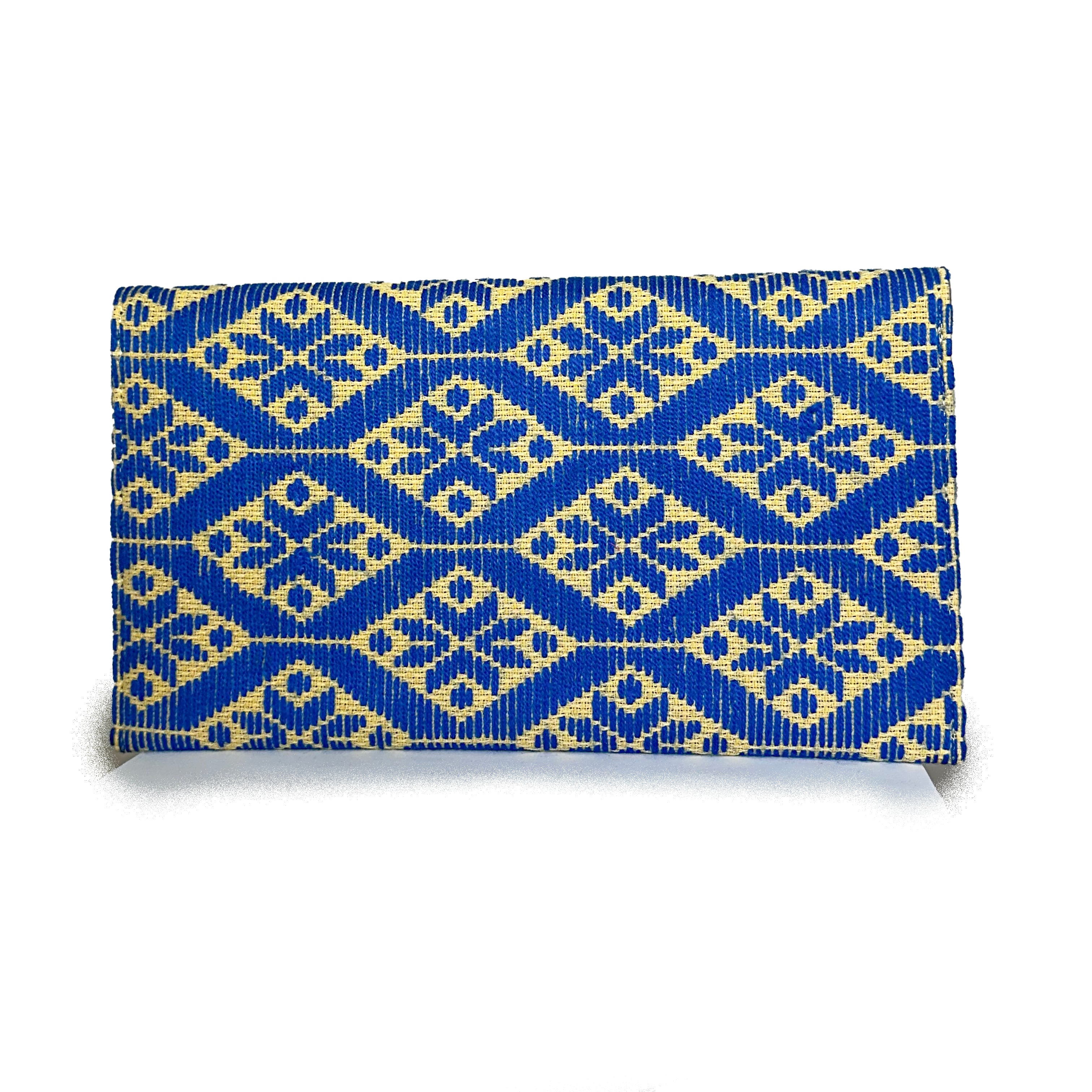 Bolsa Bordado a mano "Juana" – Azul – Raízal