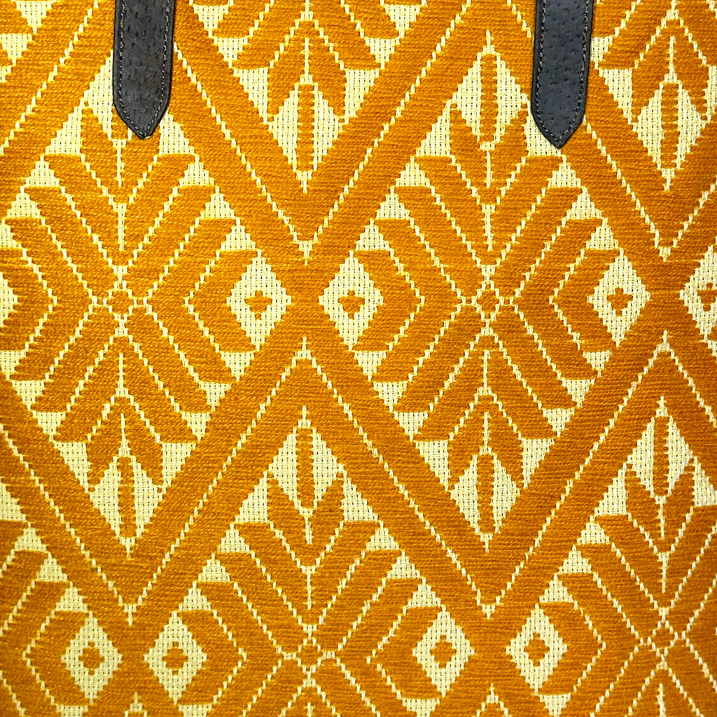 Bolsa tipo Tote Bordado a Mano "Valentina" – Amarillo – Raízal