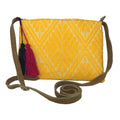 Crossbody Bordado a Mano "Vicenta" – Amarillo – Raízal