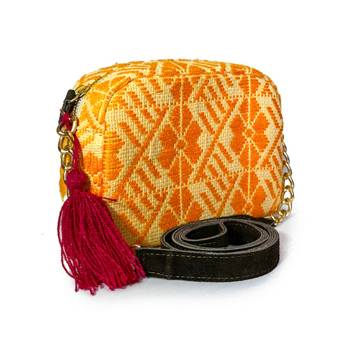 Bolsa Bordado a mano "Maribel" – Amarillo – Raízal