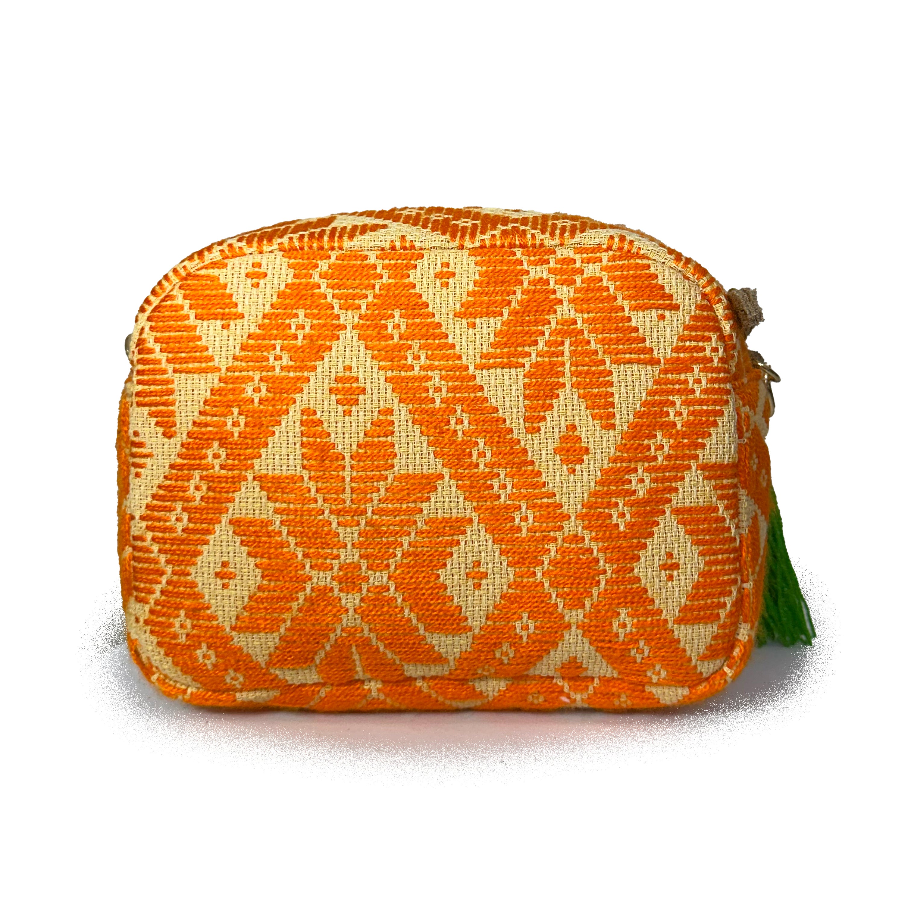 Bolsa Bordado a mano "Maribel" – Naranja – Raízal