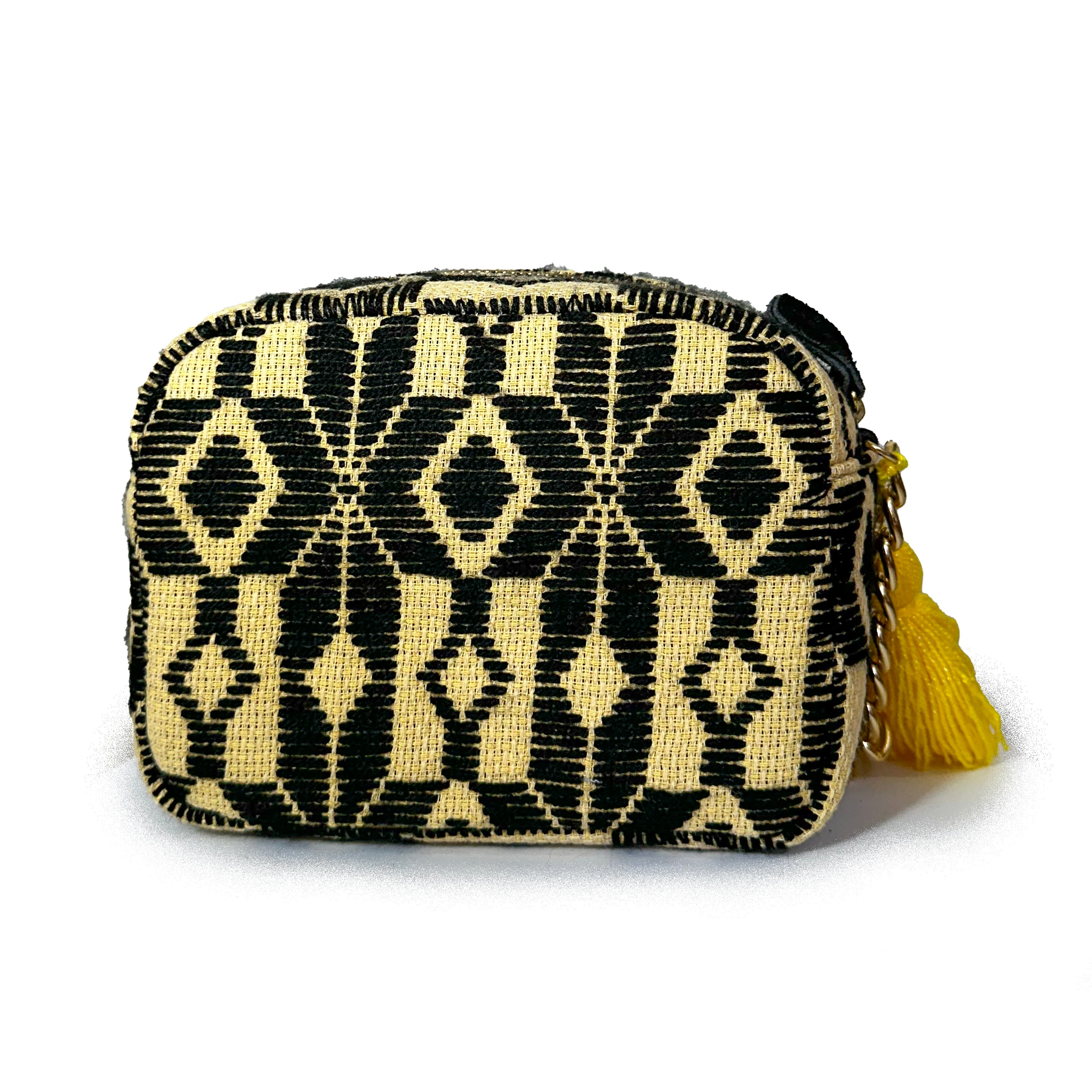 Bolsa Bordado a mano "Maribel" – Negro – Raízal