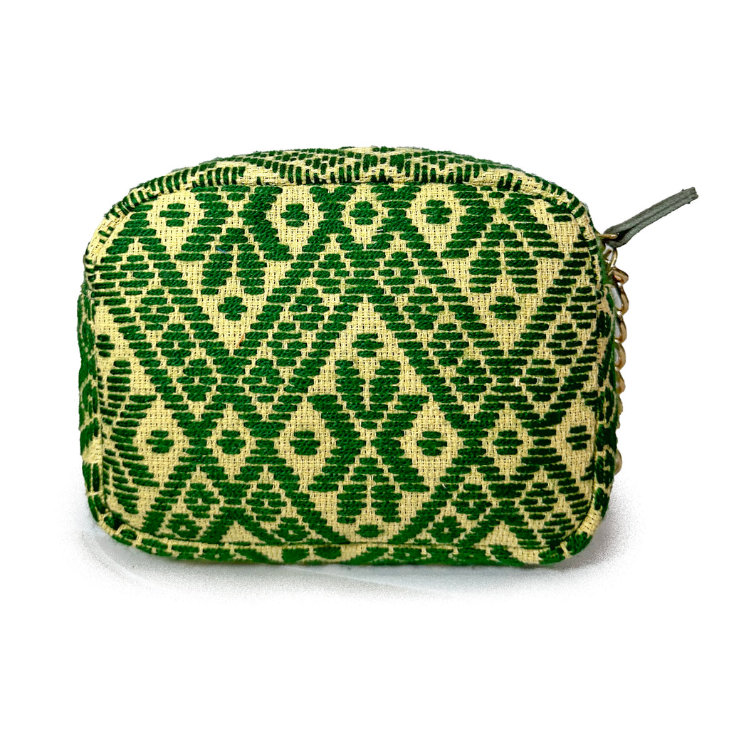 Bolsa Bordado a mano "Maribel" – Verde – Raízal
