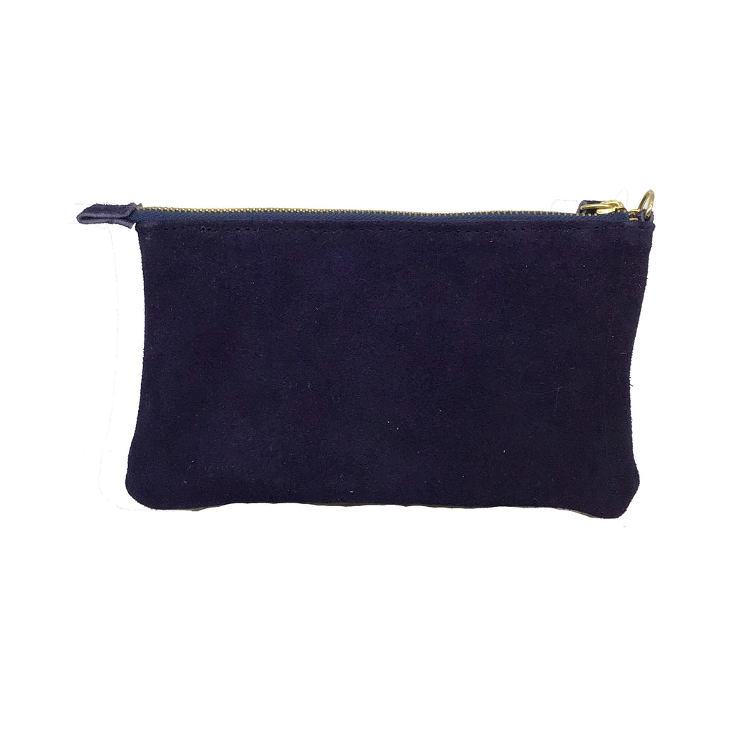 Muñequera Bordado a Mano "Erika" – Azul – Raízal