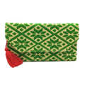 Bolsa Bordado a mano "Juana" – Verde – Raízal