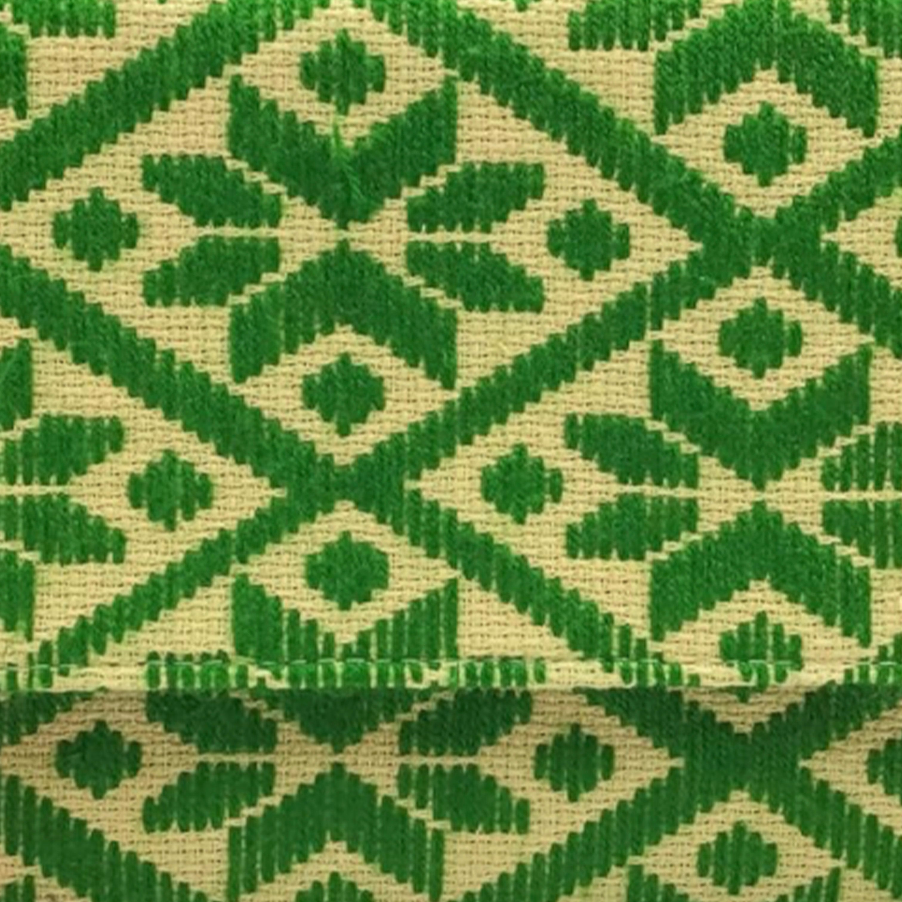 Bolsa Bordado a mano "Juana" – Verde – Raízal