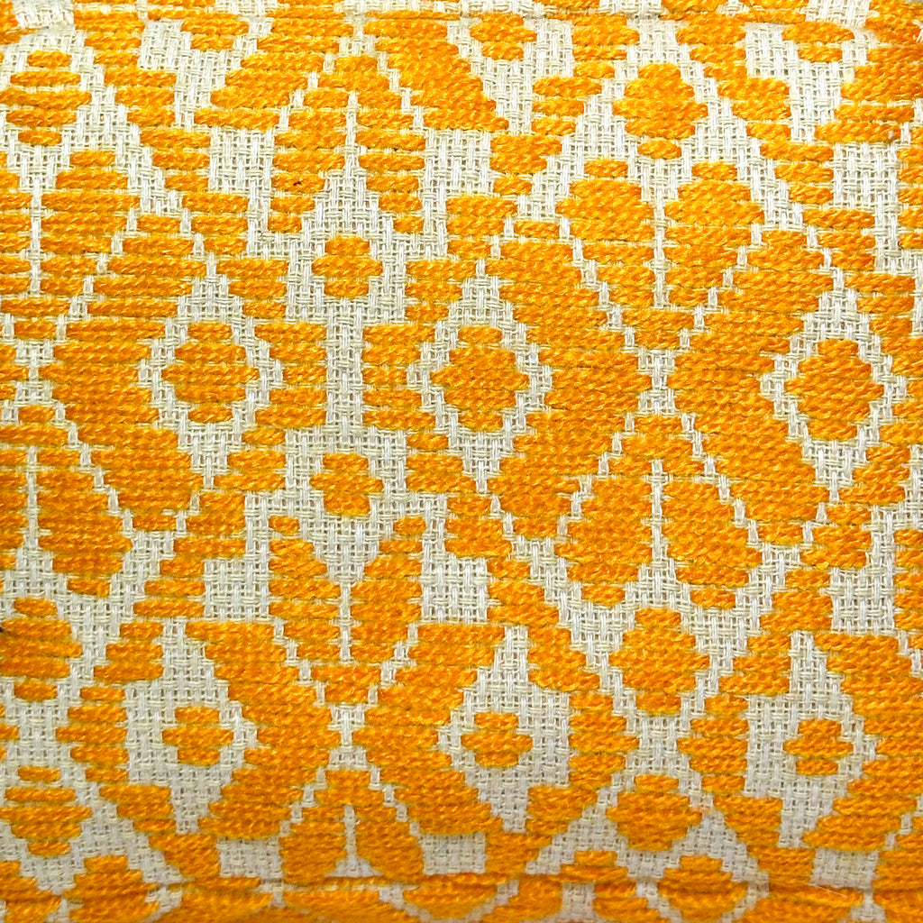 Cosmetiquera Bordado a mano "Rosalía" – Amarillo – Raízal