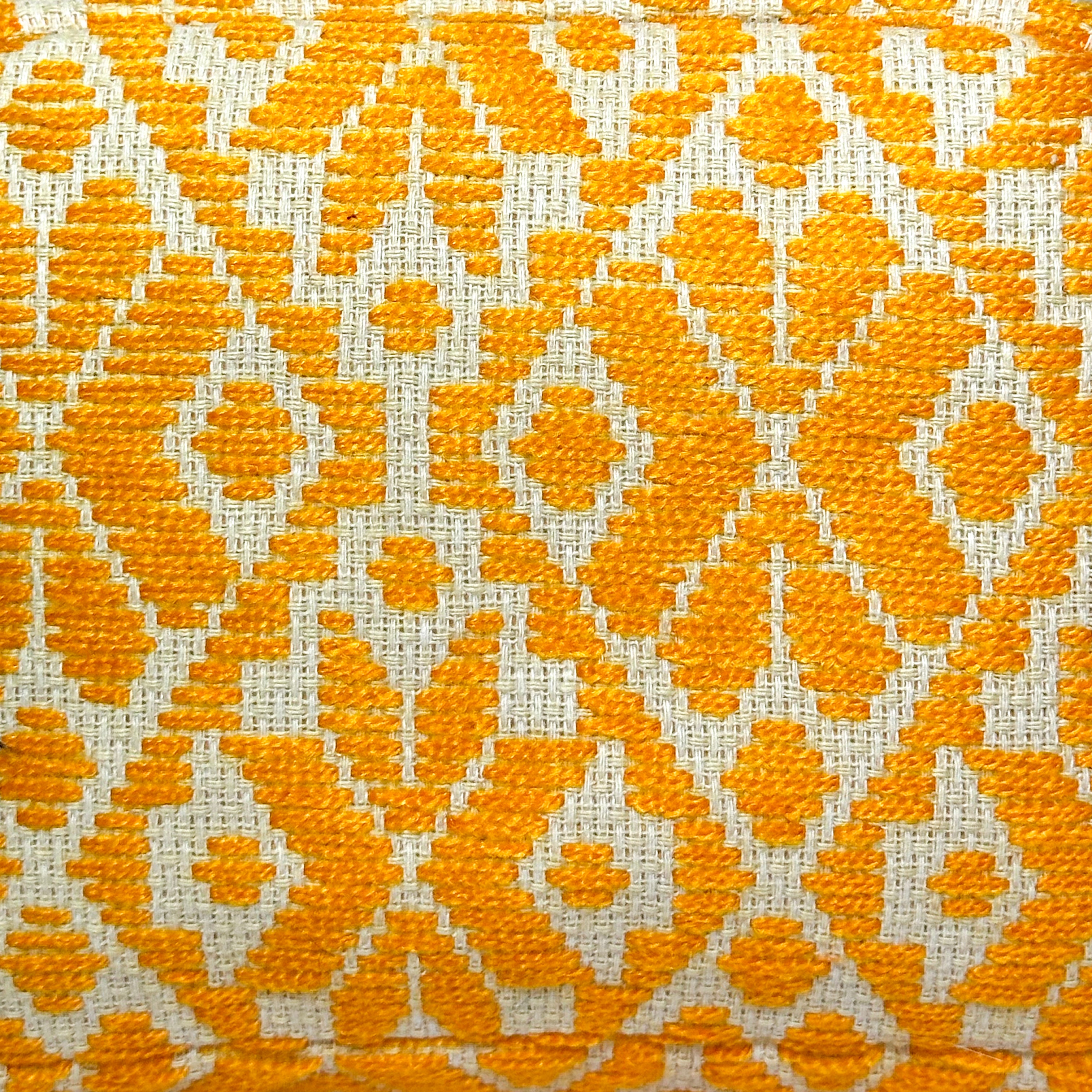 Cosmetiquera Bordado a mano "Rosalía" – Amarillo – Raízal
