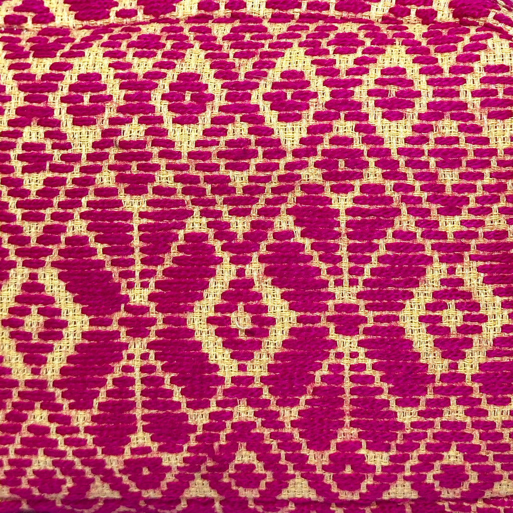 Cosmetiquera Bordado a mano "Rosalía" – Rosa – Raízal