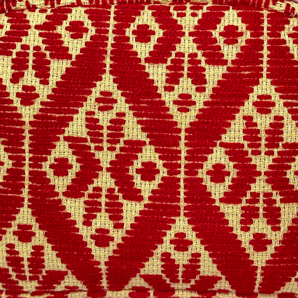 Cosmetiquera Bordado a mano "Rosalía" – Rojo – Raízal