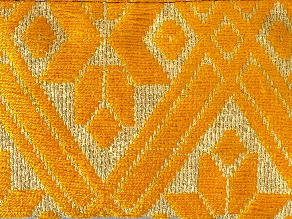 Muñequera Bordado a Mano "Erika" – Amarillo – Raízal