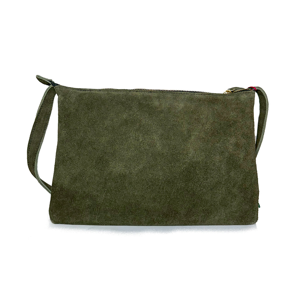 Crossbody Bordado a Mano "Vicenta" – Verde – Raízal