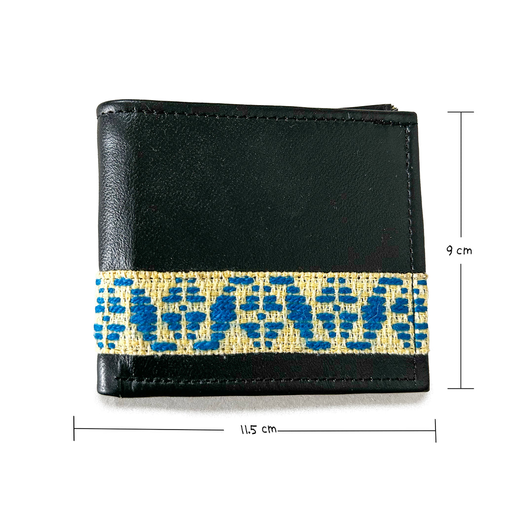 Cartera Bordado a mano "Alejandro" – Negro – Raízal
