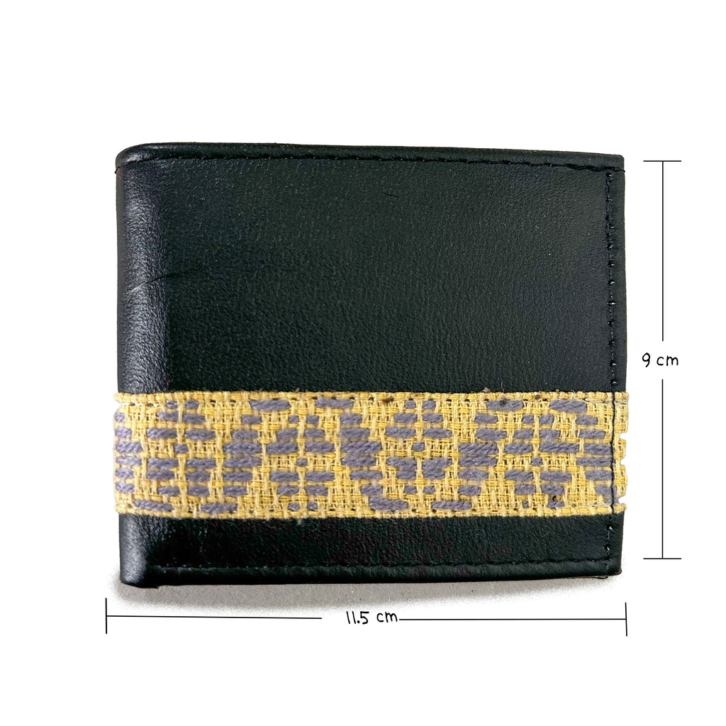 Cartera Bordado a mano "Alejandro" – Negro – Raízal