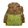 Bolsa tipo Bucket Bordado a Mano "Catalina" – Verde – Raízal