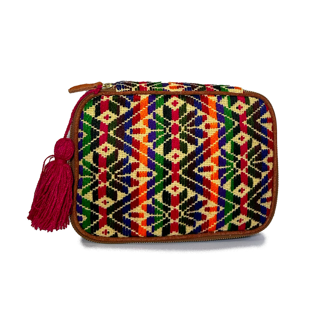 Neceser Bordado a mano "Belinda" – Multicolor – Raízal