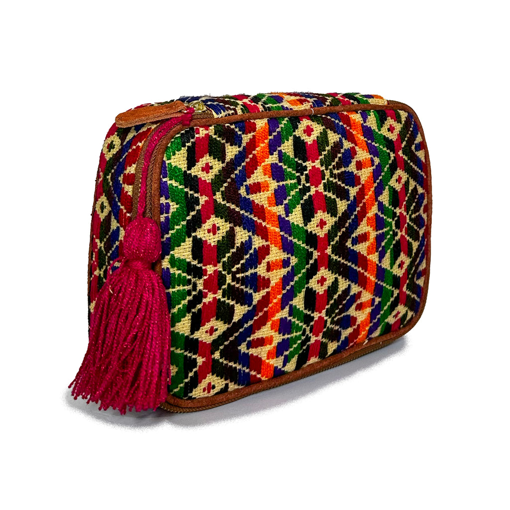 Neceser Bordado a mano "Belinda" – Multicolor – Raízal