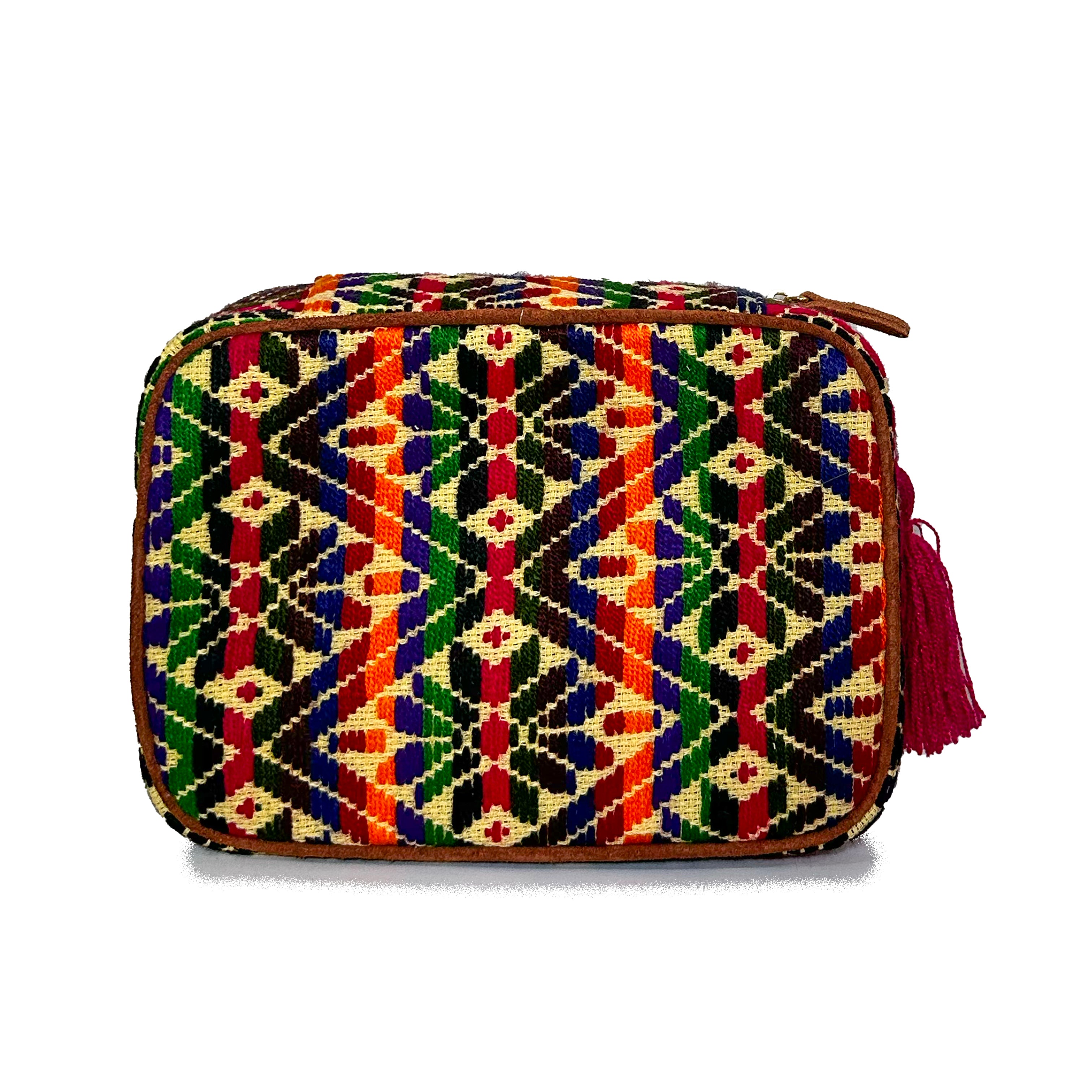 Neceser Bordado a mano "Belinda" – Multicolor – Raízal
