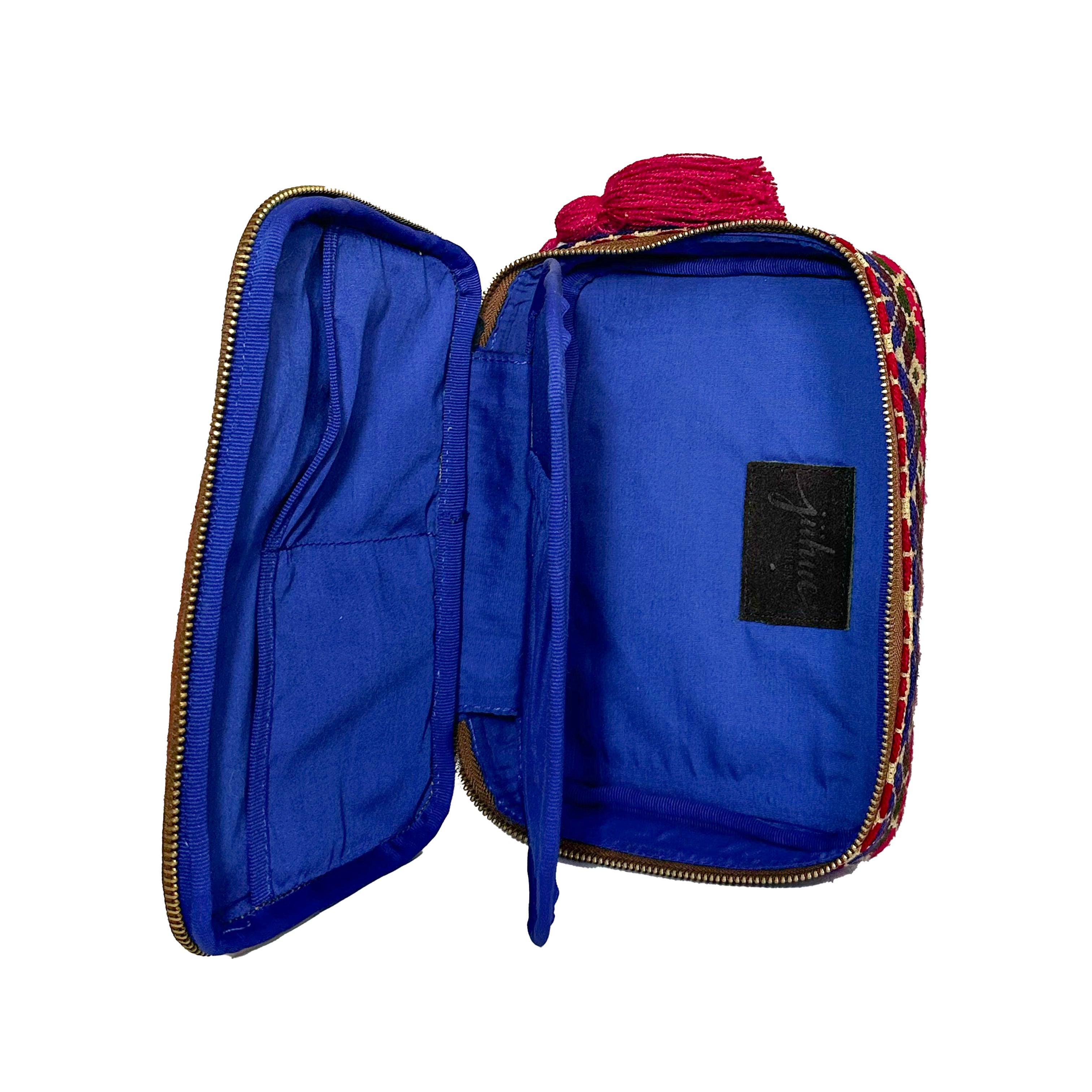 Neceser Bordado a mano "Belinda" – Multicolor – Raízal