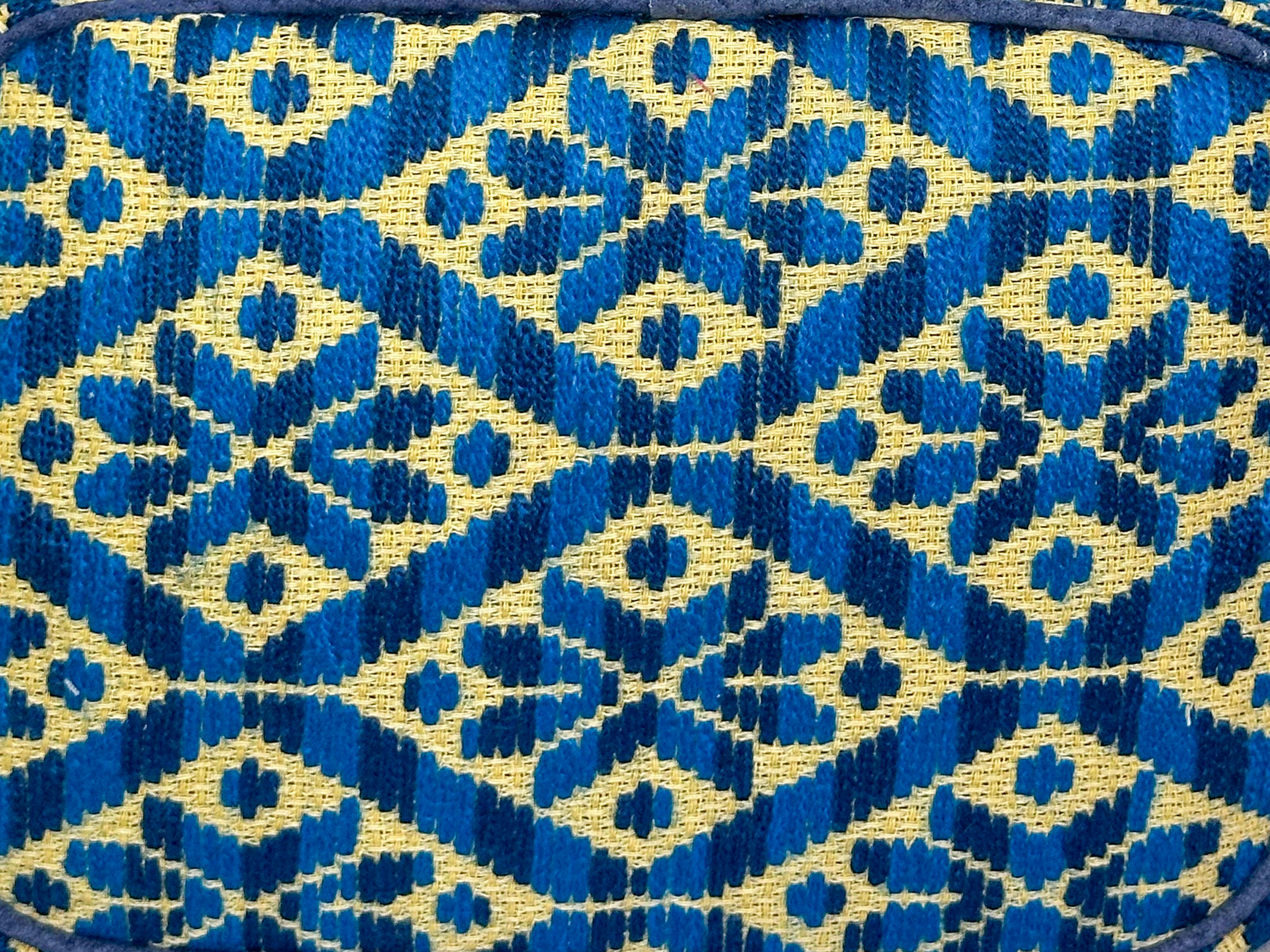 Neceser Bordado a mano "Belinda" – Azul – Raízal