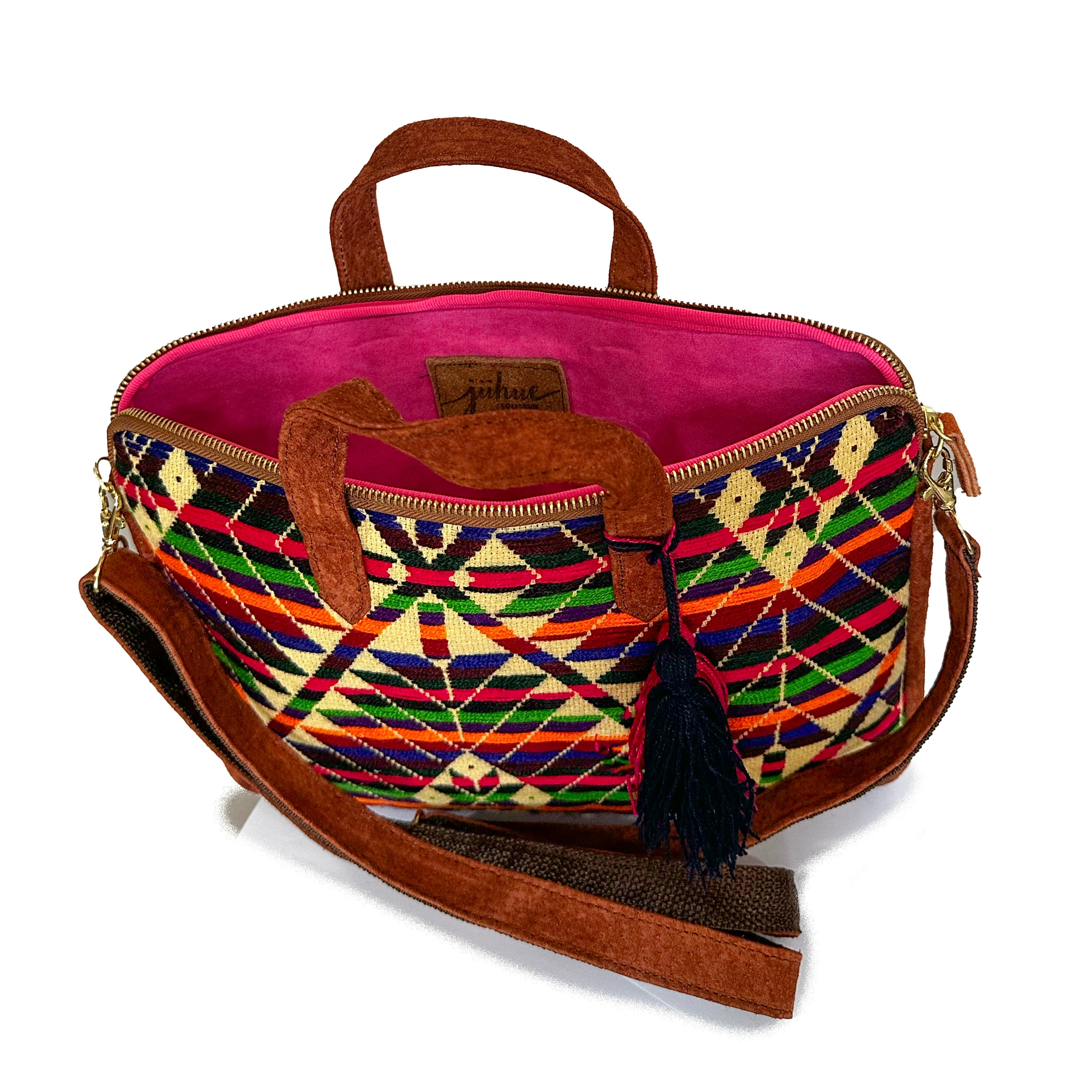 Portalaptop Bordado a Mano "Martha" - 13" – Multicolor – Raízal