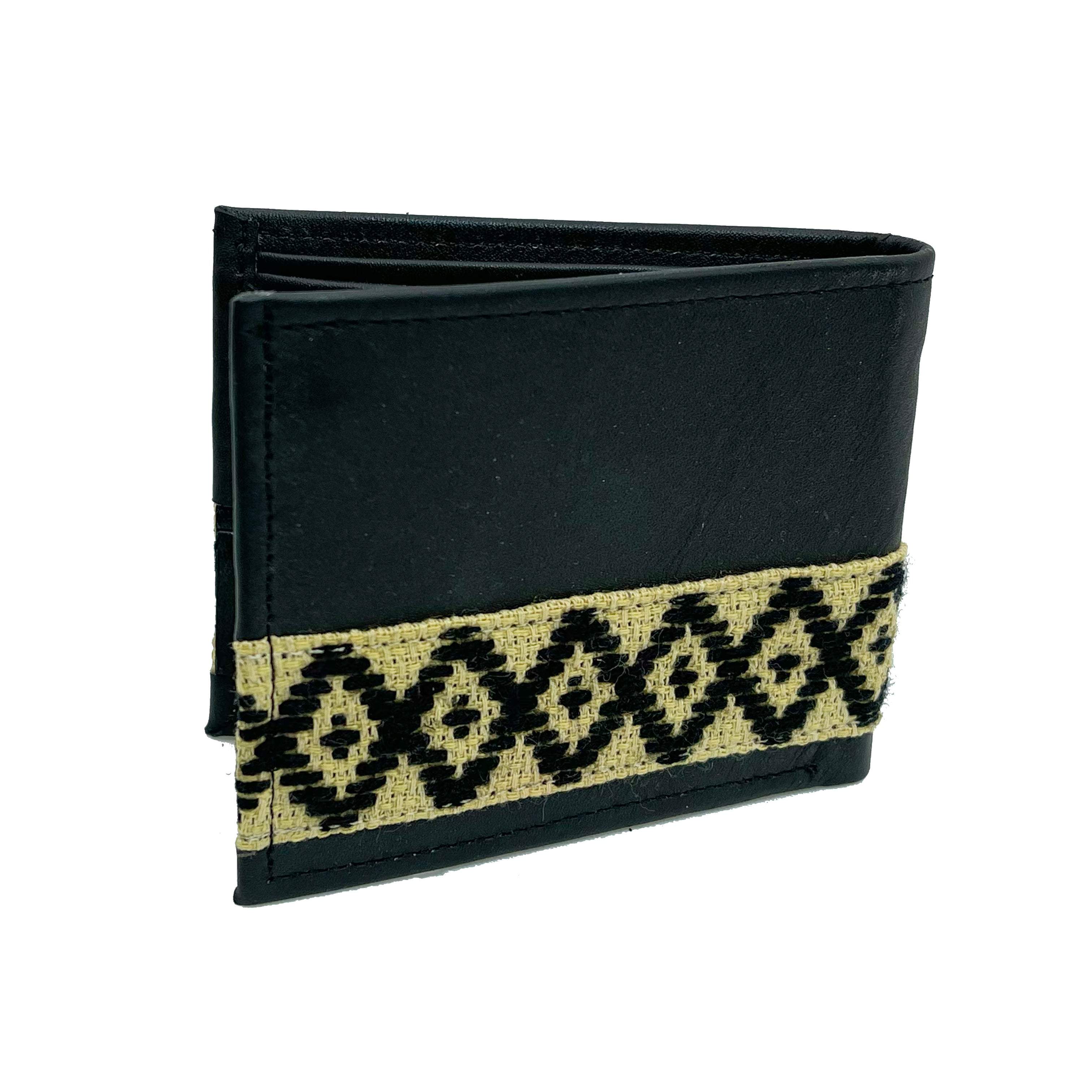 Cartera Bordado a mano "Alejandro" – Negro – Raízal