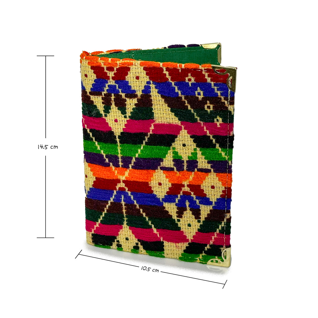 Portapasaporte Bordado a Mano "Nazaria" - Multicolor - Raízal