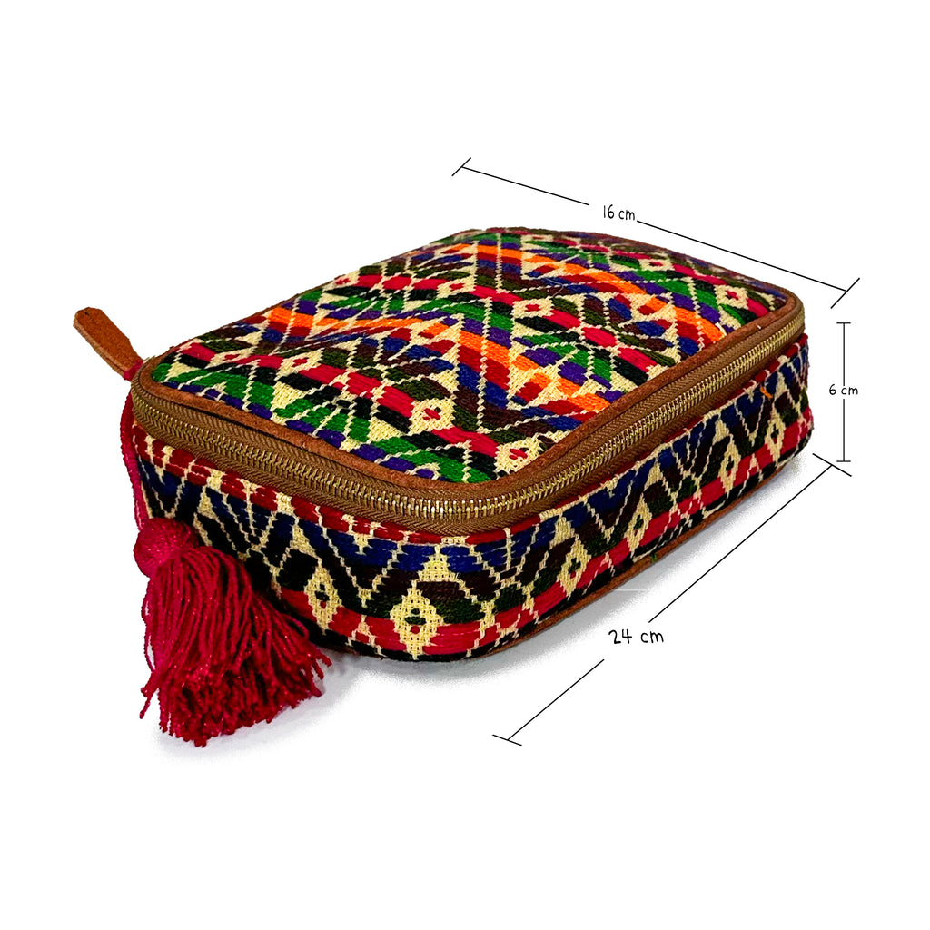 Neceser Bordado a mano "Belinda" – Multicolor – Raízal