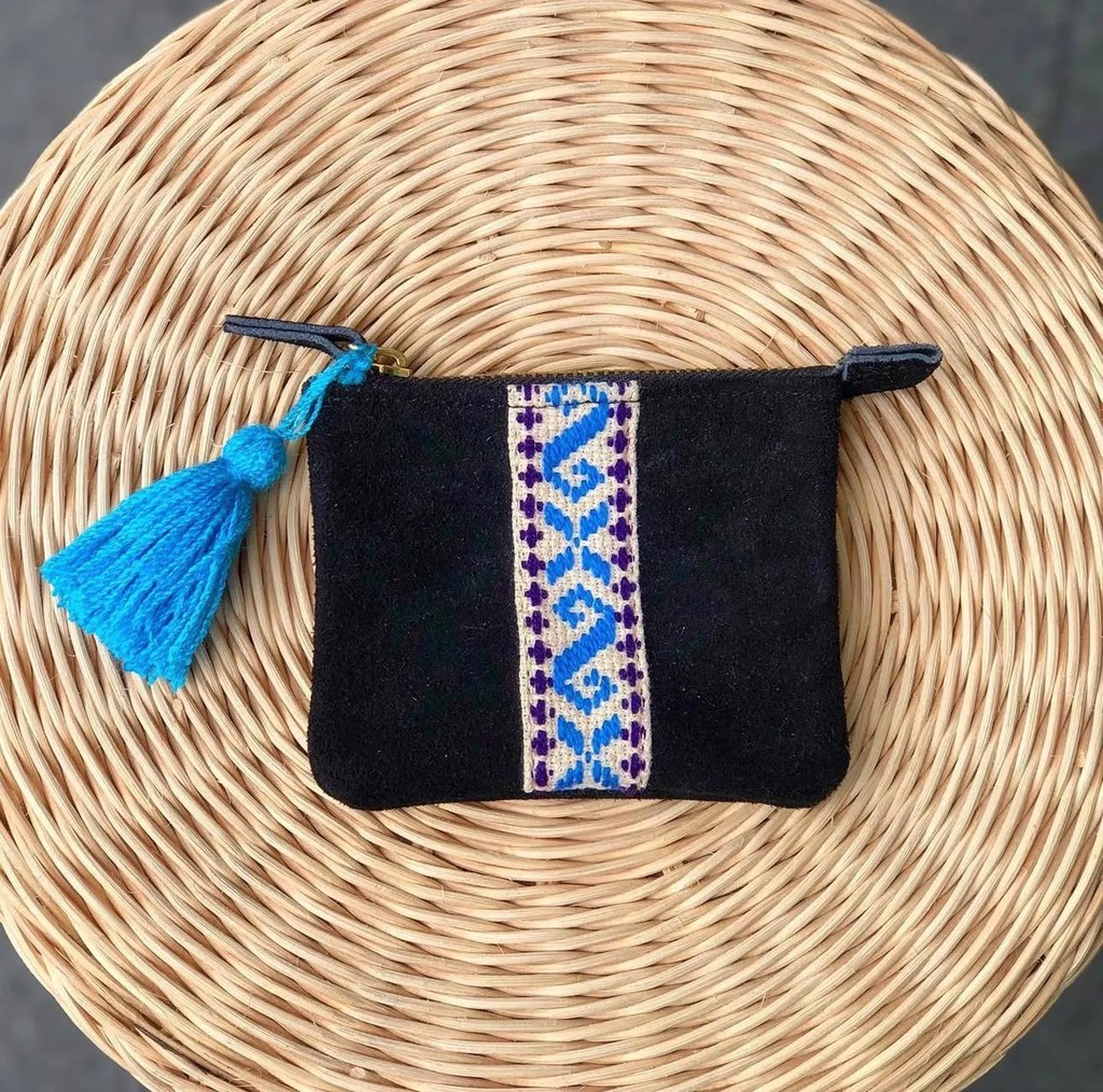 Monedero Bordado a Mano "Elisa" – Multicolor – Raízal